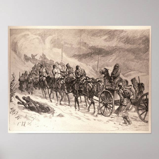 Krig mellan Serbien och Bulgarien Poster (Framsidan)