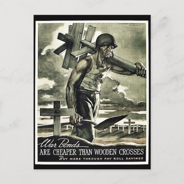 Krig-obligationer Vykort (Framsida)