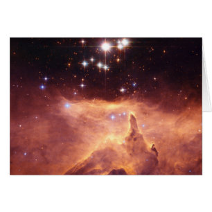 Krig och Peace Nebula Hälsningskort