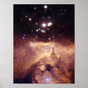 Krig och Peace Nebula Poster