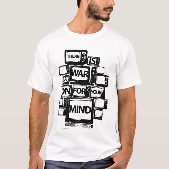 Krig på ditt varar besvärad tee shirt (Framsida)