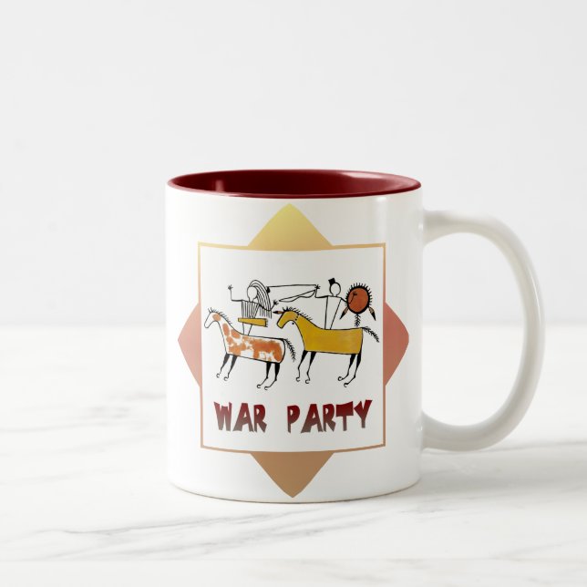 Krig Party Två-Tonad Mugg (Höger)