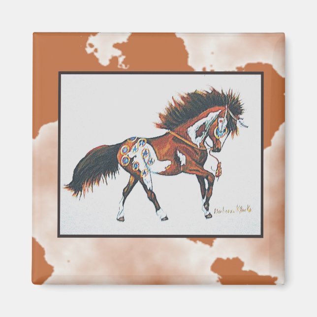 krig pony magnet (Framsidan)