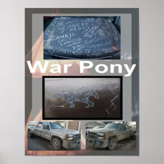 Krig Pony Small Poster
