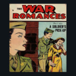 Krig Romantics Tecknad Bok Poster<br><div class="desc">poster i vintage Romantik Tecknad Bok är en perfekt för hemdekanter och alla hjärtans dag.</div>