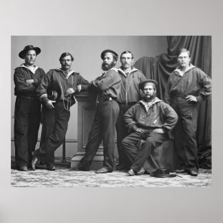 Krig-sjömän: 1860 poster