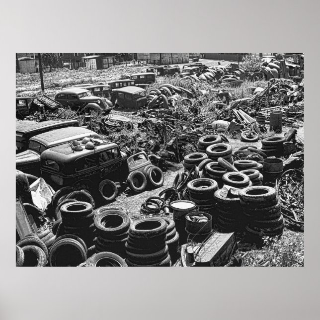 KRIG SKRAP YARD 1942 POSTER (Framsidan)