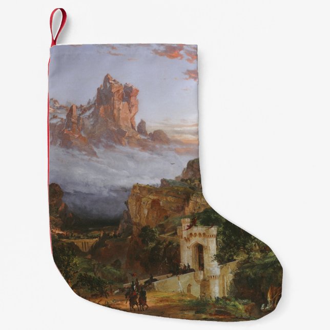 Krig (slaget vid medeltida slott) liten julstrumpa (Framsidan)