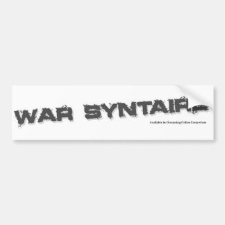 Krig Syntaire Bildekal