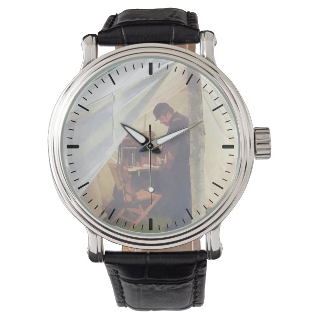 Krig-tjänstemannens Tält Armbandsur (Framsida)