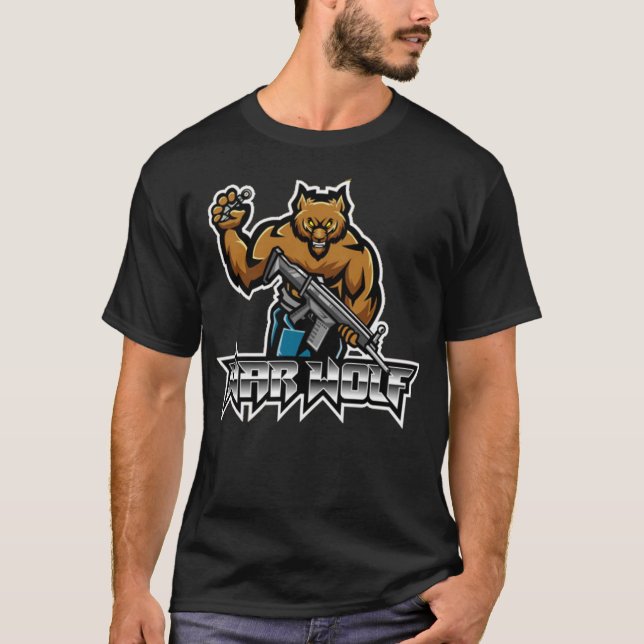 Krig varg t shirt (Framsida)
