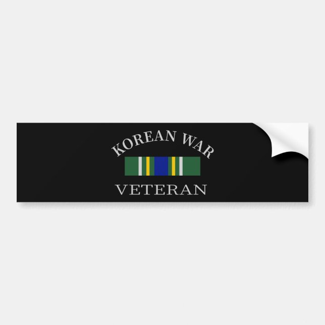 Krig veteran Bumper Sticker Bildekal (Framsidan)