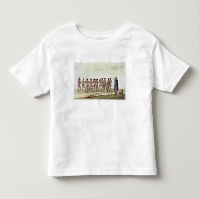 Kriga dansen av de Caroline öborna, plätera 22 T Shirt (Framsida)