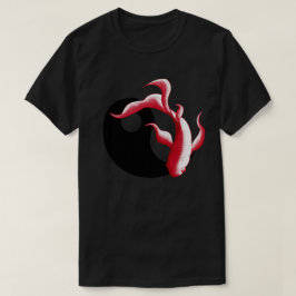 Krigande flöde Abstrakt Yin Yang Kampsport T Shirt