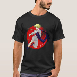 Krigar Action Hopp Röd Sol T Shirt