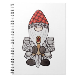 Krigar riddare Gnome Anteckningsbok