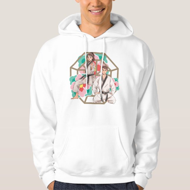 Krigaranda - Harmoni och militär disciplinen Hoodie (Framsida)