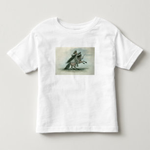 Krigare av kråkastammen (w/c på papper) t shirt