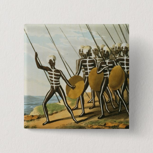 Krigare av nytt S. Wales som inristas av M. Knapp (Framsida)