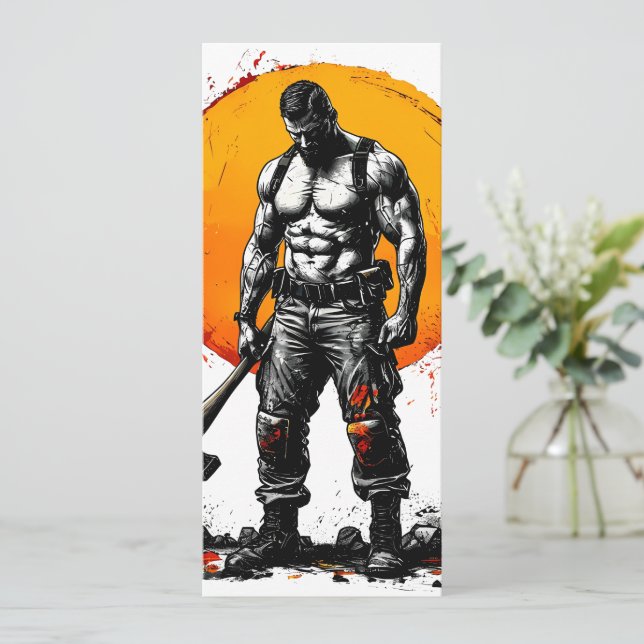 krigare, barbarisk medeltida fantasi, hummer styrk meny (Stående Fram)