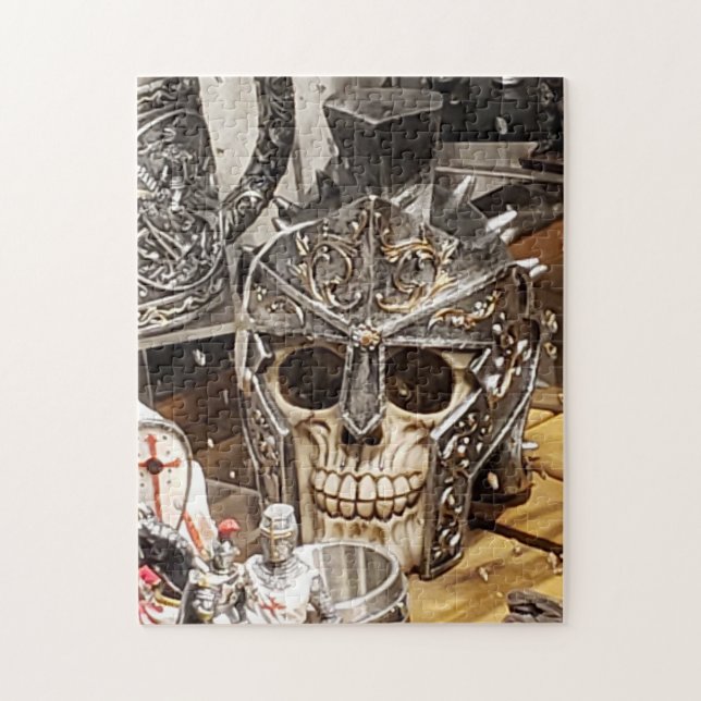 Krigare bortom graven-pussel, 11" x 14"  pussel (Vertikal)