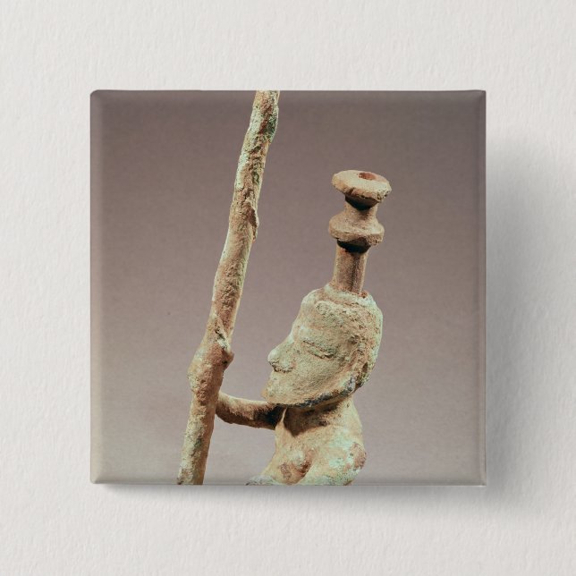 Krigare Dong-son Civilisation, från Vietnam Knapp (Framsida)