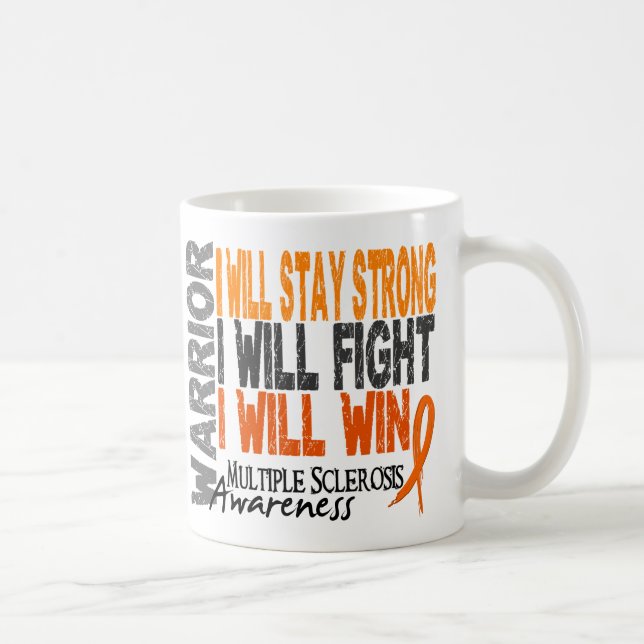 Krigare för åtskillig Sclerosis Kaffemugg (Höger)