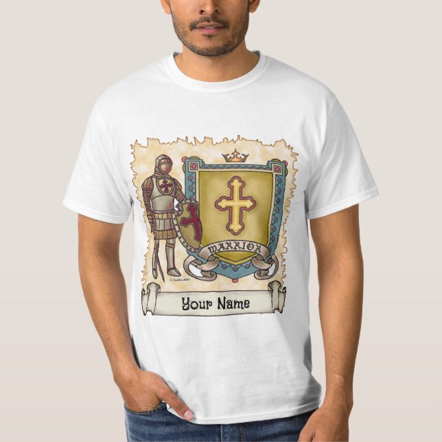 Krigare För Gud Kristet t-shirt  (Framsida)