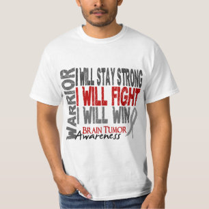 Krigare för hjärnTumor T Shirt