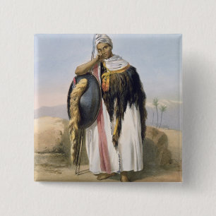 Krigare från amharaen, Etiopien, illustration fr Knapp