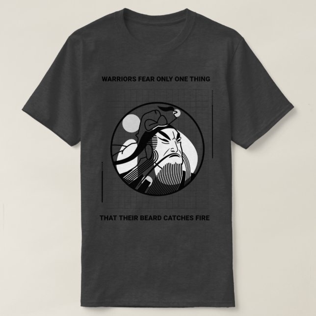 Krigare fruktar bara en Sak T Shirt (Design framsida)
