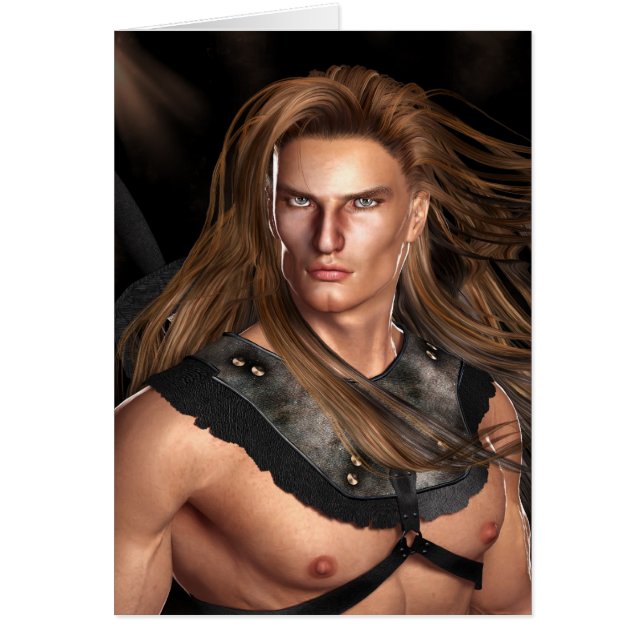 Krigare Hälsningskort (Framsidan)