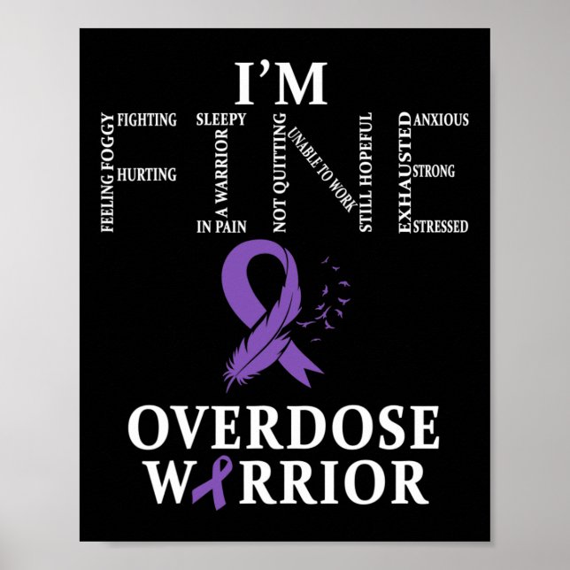 Krigare jag mår bra  poster (Framsidan)