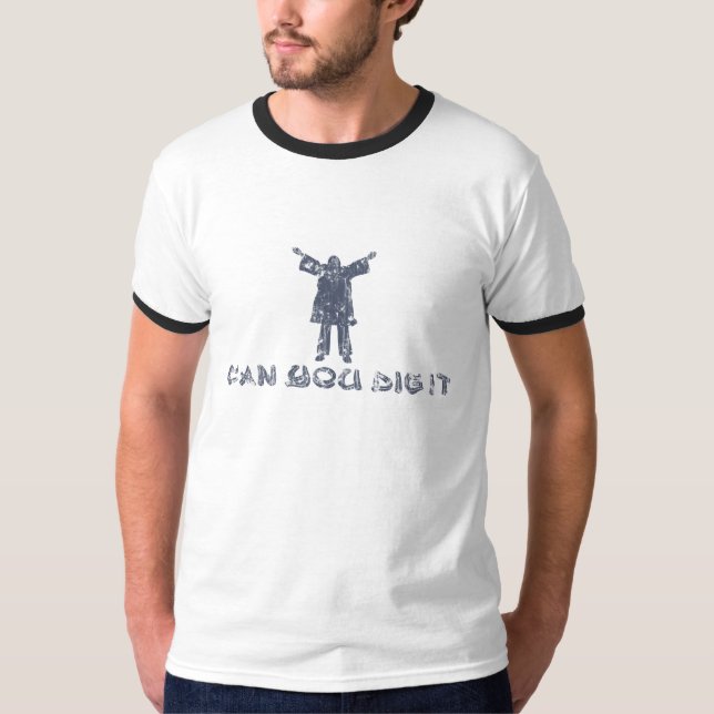 KRIGARE. KAN DU GRÄVA DEN TEE SHIRT (Framsida)