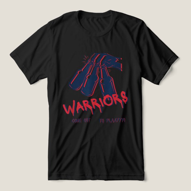 Krigare Kommer Ut för att Leva T Shirt (Design Framsida)