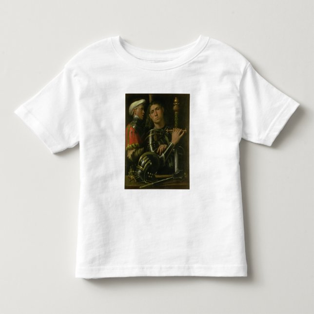 Krigare med brudgummen (olja) t-shirt (Framsida)