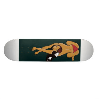 krigare old school skateboard bräda 21,6 cm