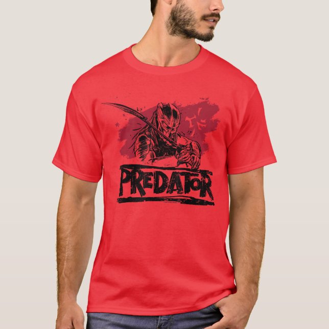 Krigare som hanterar sitt svärd t shirt (Framsida)