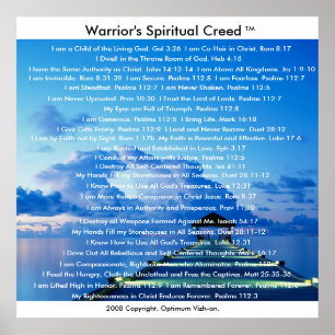 Krigarebekännelsen vid WarriorsCreed Poster