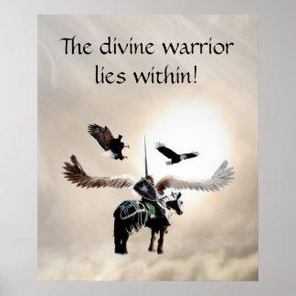 Krigaren inom poster