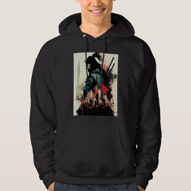 Krigarens Eko Hoodie (Framsida)