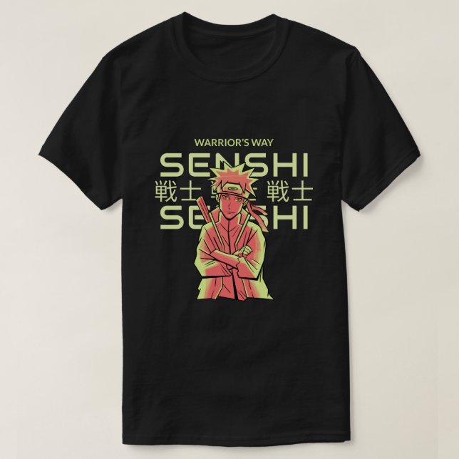 krigarens väg senshi t shirt (Design framsida)