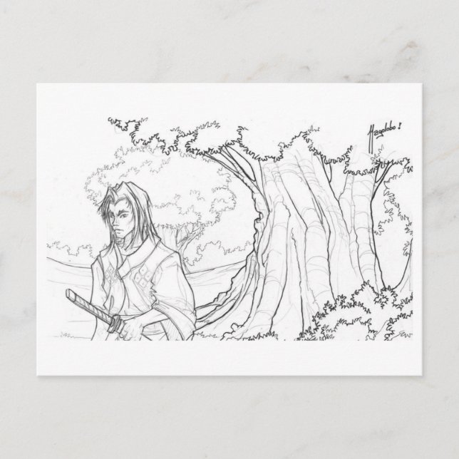 Krigarens väg vykort (Framsida)