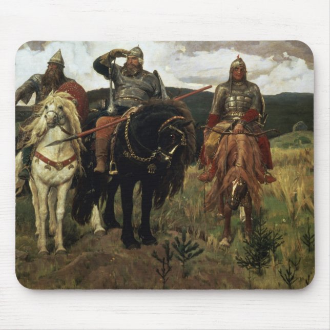 Krigareriddare, 1881-98 musmatta (Framsidan)