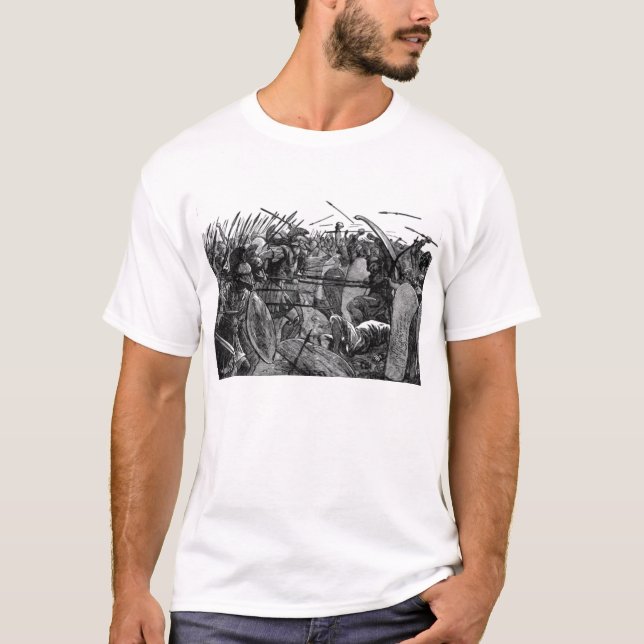 Krigareslagsmål Tee Shirt (Framsida)