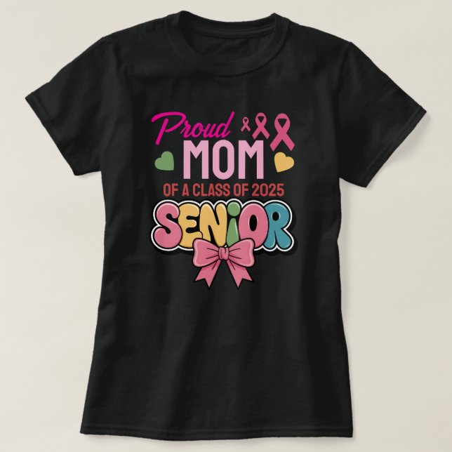 KrigarMamma, Stolt & Obestoppbar, Klass 2025 T Shirt (Design framsida)