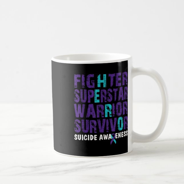 Krigaröverlevnad Självmordsmedvetenhet Psykisk Häl Kaffemugg (Höger)