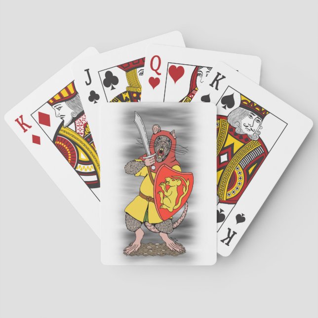 Krigarråtta med Falchion Casinokort (Baksidan)