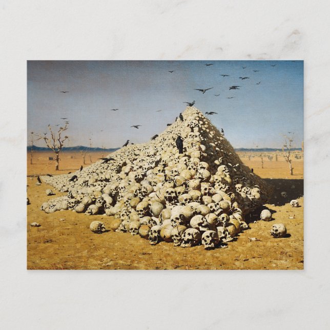 Krigets apoteos vykort (Framsida)