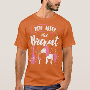 Krigets brud jag gifter mig med möhippa bröllopsfe t shirt